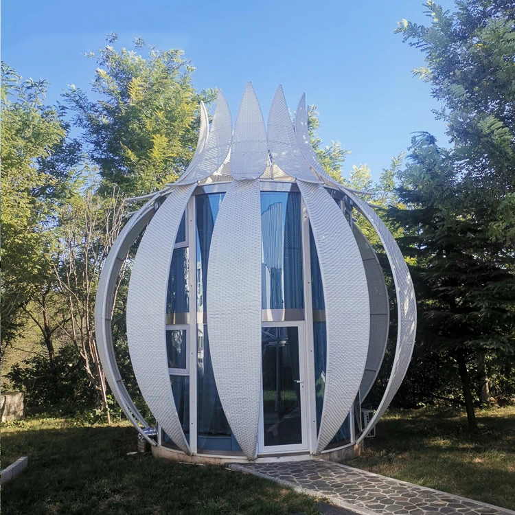 Flower Styled Vacation Resort Prefab Hotel House